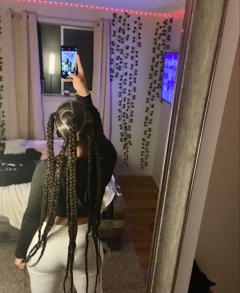 Wayda Braids, Jayda Wayda Braids, Fast Braids, Buns Hairstyles, Hair Braid Patterns, Weave Hairstyles Braided, Jayda Wayda, Big Box Braids Hairstyles, Black Ponytail Hairstyles