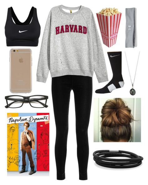 "Home Movie Night- Relationship Set" by moremac1 on Polyvore featuring Balmain, NIKE, A B Davis, BillyTheTree, ZeroUV, Agent 18 and Under Armour Home Movie Night Outfit, Lazy Fashion Outfits, Movie Night Outfit Comfy, Movie Night At Home Outfit, Movie Outfits Date Comfy, What To Wear To A Movie Night, Movie Date Night At Home Outfit, Outfits For Theatre, Kino Outfit