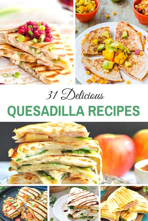 Looking for some fun recipes for Cinco de Mayo or just looking for a unique way to use up leftovers? We have 31 Delicious Quesadilla Recipes to help! Fun Quesadilla Recipes, Quesadilla Filling Ideas, Unique Quesadillas, Unique Quesadilla Recipes, Fancy Quesadillas, Quesadillas Recipes, Quesadilla Fillings, Tomato Paste Recipe, Cultural Foods