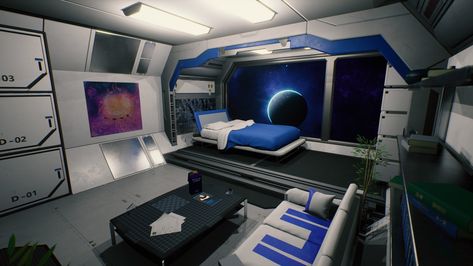 Coruscant Apartment, Spaceship In Space, Sci Fi Bedroom, Star Wars City, Floor Plans Architecture, Gacha Life Background, Cyberpunk Interior, Star Wars Man Cave, Sambhar Recipe