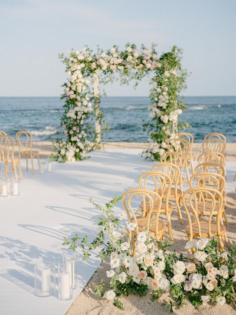 Beach Wedding Ceremony Arch, Aruba Weddings, Greek Islands Wedding, Wedding In Mexico, Dream Beach Wedding, Phuket Wedding, Gazebo Wedding, Destination Wedding Mexico, Cabo Weddings