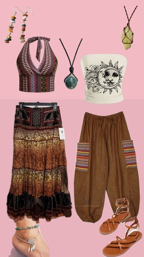 Hippie fits! Plz like! #inspo #pink #vibes #outfitinspo #vintage #nature #beauty #hippie #hippievibes #hippieoutfits #summervibes #likeforlike Hippie Outfit Ideas, Hippie Fits, Hippie Style Clothing, Pink Vibes, Vintage Nature, Mood Board Fashion, Hippie Outfits, Hippie Style, Nature Beauty