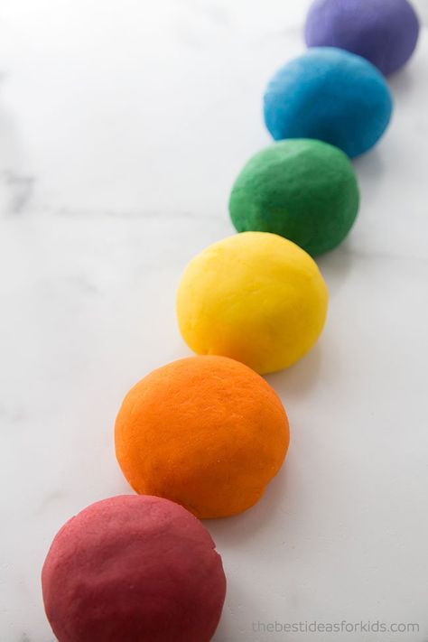 Best Playdough Recipe The Best Playdough Recipe, Making Playdough, Best Homemade Playdough Recipe, Playdough Ideas, Best Playdough Recipe, Easy Playdough Recipe, Cooked Playdough, Diy Busy Board, Play Dough Recipe