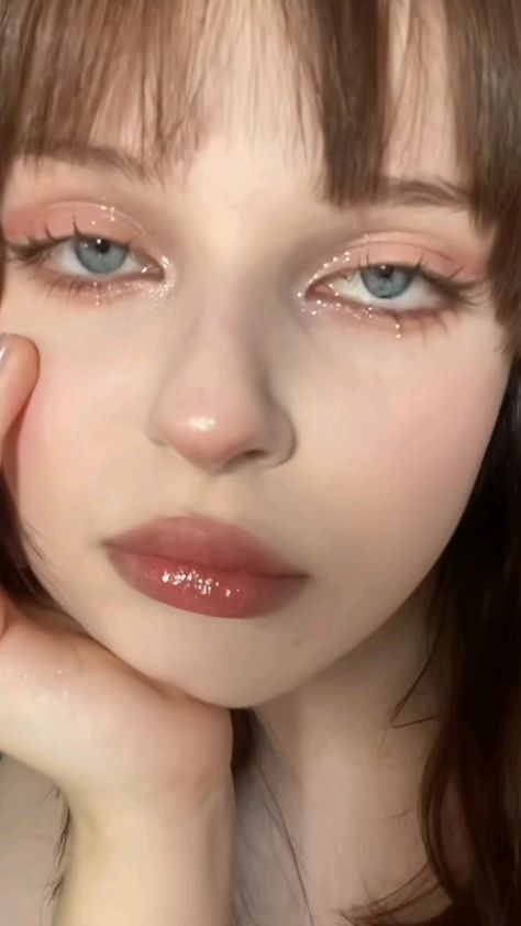 Makeup Asia, Makeup Ulzzang, Angel Makeup, Face Art Makeup, Ulzzang Makeup, Ethereal Makeup, Pinterest Makeup, Dope Makeup, Winter Makeup