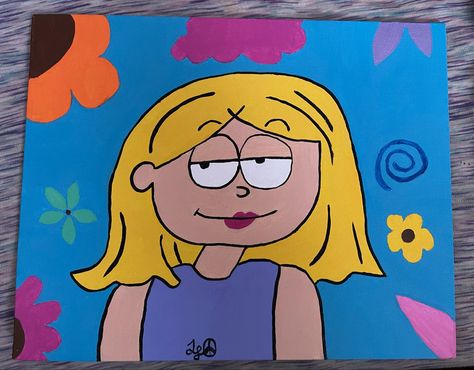 Lizzie Mcguire’s cartoon just vibing #aesthetic #art #painting #2000s #acrylicpainting #artwork #artwork 2000s Painting Ideas, Lizzie Mcguire Movie Aesthetic, Lizzie Mcguire Painting, Cartoon Lizzie Mcguire, Lizzie Mcguire Movie Poster, Y2k Lizzie Mcguire, Lizzie Mcguire, Cool Paintings, Easy Paintings