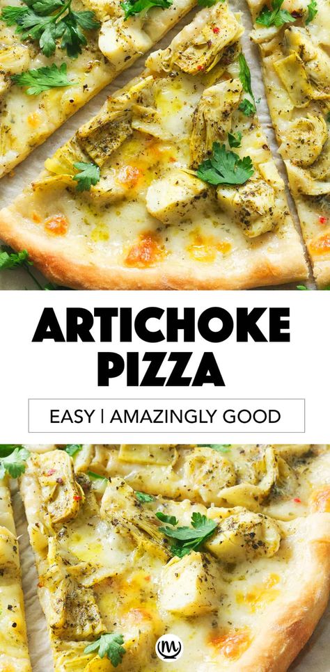 Pizza Topping Ideas, Lemon Pizza, Marinated Artichoke Hearts, Naan Pizza Recipes, Artichoke Pizza, High Potassium Foods, Artichoke Soup, Delicious Pizza Recipes, Spinach Pizza