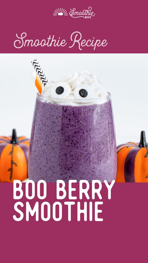 Halloween Smoothies, Extra Blueberries, Boo Berry, Super Smoothies, Berry Smoothie Recipe, Halloween Fruit, Halloween Idea, Smoothies Recipes, Boozy Desserts