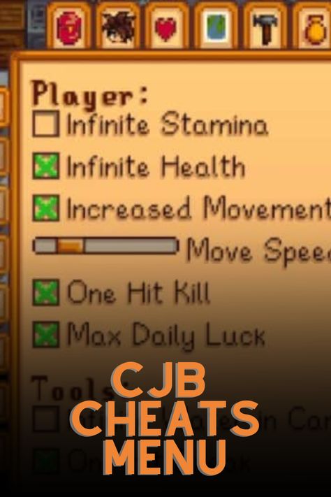 CJB Cheats Menu for Stardew Valley Stardew Valley Mods, Stardew Mods, Stardew Valley, To Learn, Video Games, Video Game