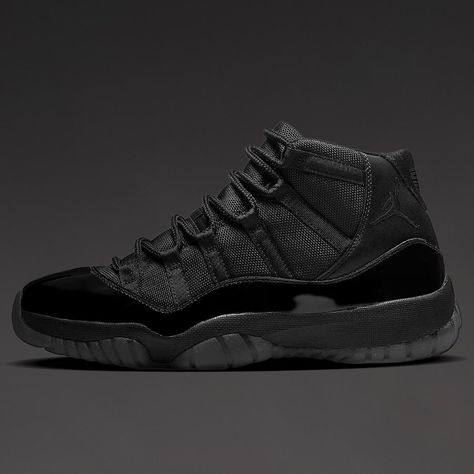 Black Dynamic Jordan Shoes, Luxury Black Jordan Shoes, Luxury Modern Black Jordan Shoes, Jordan 11 All Black, Black High-top Jordan Shoes For Streetwear, Luxury Black Breathable Jordan Shoes, Brand Name Shoes, Kicks Shoes, Shoes Sneakers Jordans