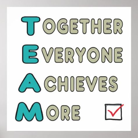 Team Work Aesthetic Photos, Team Work Aesthetic, Together Everyone Achieves More, Teamwork Poster, Work Aesthetic, Poster Diy, Team Work, Professional Growth, 2025 Vision