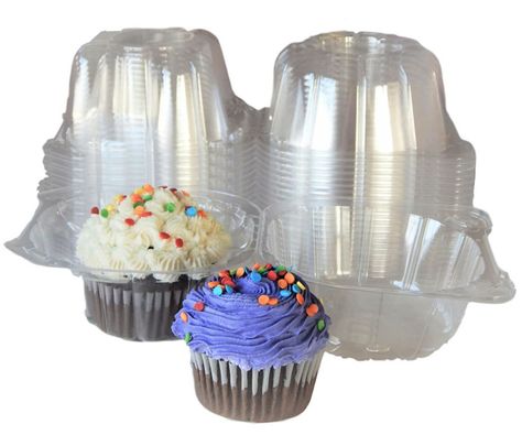 100pcs Plastic Cupcake Case Muffin Pods Dome Cups Cake Boxes, Plastic Cupcake - Walmart.com - Walmart.com Plastic Cupcake Containers, Individual Cupcake Boxes, Cupcake Packaging, Cupcake Carrier, Cupcake Container, Large Cupcake, Gift Containers, Cake Holder, Cake Boxes