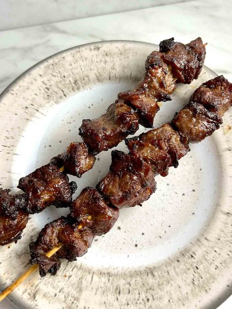 Chinese Beef On A Stick Beef On A Stick, Beef Snack Stick Recipe, Ground Beef Goulash, Blade Roast, Gluten Free Chinese, Chinese Beef, Peanut Butter Chicken, Chinese Buffet, Chicken On A Stick