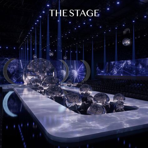 Disco ball at its finest✨✨ —— THE STAGE | Entertainment Architects T: +84 38 292 5549 E: info@thestagedesigns.com W: thestagedesigns.com A: Feliz en Vista Building, 1 Phan Van Dang Street, Ward Thanh My Loi, District 2, Thu Duc City, Ho Chi Minh City, Vietnam #TheStage #TheStageVietnam #TheStageDesigns #EntertainmentArchitects #TheStageEntertainmentArchitects #DoLong #ObsessionShow Concert Stage Set Design, Entertainment Building, Futuristic Party, Concert Stage Design, No Boys Allowed, Stage Set Design, Concert Stage, Vs Models, Visual Board