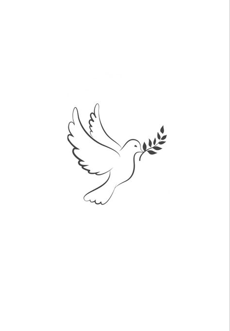 Single Line Dove Tattoo, Dove Behind Ear Tattoo, Tiny Dove Tattoo, Biblical Doodles, Dove Bird Tattoo, Dove Background, Small Dove Tattoos, Bolo Minecraft, Biblical Tattoos