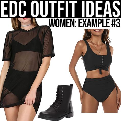 Edc Outfits Ideas, Edc Rave Outfits, Cute Rave Outfits, Edm Concert Outfit, Edc Festival, Edm Concert, 2023 Festival, Rave Outfits Edc, Bold Outfits