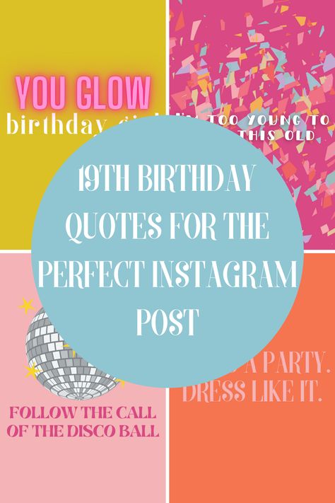 19th Birthday Quotes For Instagram - Darling Quote Nineteen Birthday Captions, Birthday Countdown Names Instagram, Happy 19th Birthday To Me, Birthday Quotes For Instagram, 19th Birthday Quotes, 19 Birthday Quotes, Birthday Captions For Myself, Happy Birthday Mom Quotes, 19 Birthday