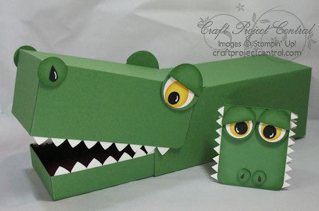 Crocodile Valentine Box Valentine Card Box, Valentine Day Boxes, Valentines Day Treats, Paper Punch, Valentine Box, Crocodiles, Valentine Day Crafts, Valentine Crafts, Be My Valentine