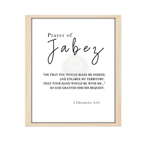 1 Chronicles 4:10, Jabez Prayer, Prayer Of Jabez, Christian Products, Prayer Closet, Tiny Quotes, 1 Chronicles, Christian Prints, Quotes Prayer