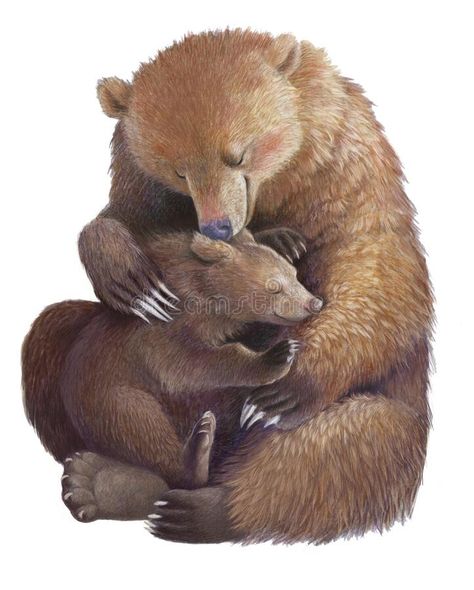 . Mother Bear, About Mother, Mother Bears, Bear Hugs, Bear Cub, Bear Hug, Bear Cubs, Hand Drawing, Mama Bear