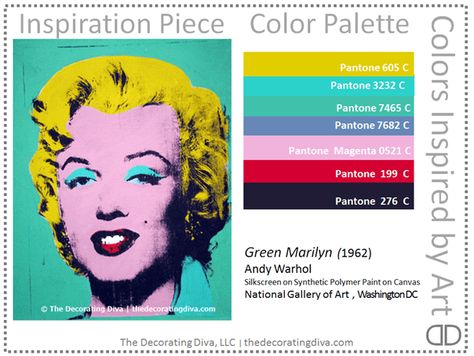 Disco Colors Palette, Andy Warhol Color Palette, Pop Art Color Scheme, Pop Art Palette, Pop Art Color Palette, Pop Art Andy Warhol, Art Cd, Tufting Ideas, Andy Warhol Inspired