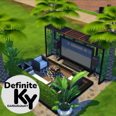 Sims 4 Outdoor Ideas, The Sims 4 Building Ideas, Sims 4 Beach House, Sims 4 House, Ideas Principales, Sims 4 Cheats, Sims Freeplay Houses, Sims Houses, House Plans Mansion