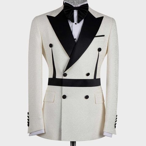 Luxury Modern Tailored Tuxedo, Designer Semi-formal Tuxedo, Luxury Semi-formal Custom Fit Tuxedo, Designer Embellished Tuxedo For Semi-formal Events, Semi-formal Structured Tuxedo Outerwear, Dress Suits For Men, Party Suits, Designer Suits For Men, African Shirts