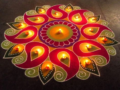 Happy Diwali Rangoli, Diwali Special Rangoli Design, Indian Rangoli Designs, Very Easy Rangoli Designs, Rangoli Designs Simple Diwali, Rangoli Simple, Easy Rangoli Designs Diwali, Rangoli Designs Latest, Simple Rangoli Designs Images