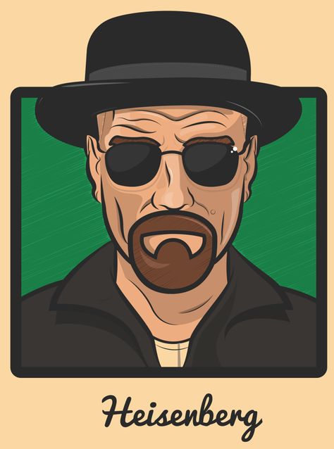 Breaking Bad | Transformation of Walter White by Zoиe93 , via Behance Walter White Drawing, Beaking Bad, Breaking Bad Art, Bad Drawings, Greys Anatomy Memes, Bristol Uk, Walter White, Better Call Saul, Pinturas Disney