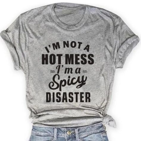 Hot Mess Spicy Disaster Soft Graphic Tee Shirt Super-Soft 100% Cotton Bella Canvas Tee Handmade With Care Fast Shipping No Offers Unless Bundled Cross Listed Explore Camping Outdoors Tshirt Graphictees Comfy Funnytshirt Sarcastictshirt Redbubble Funny Sarcastic Cute Birthday Short-Sleeve Soft Graphic Tank Hoodie Workout V-Neck Raglan Birthday Gift Present Mom Daughter Graphic Beach Summer Vacation Holiday Pretty Workout Date Girlfriend Sister Bachelorette Skeleton Goth Sunset Luxe Life, Bella Canvas Tees, Hot Mess, Wish Shopping, Funny T Shirt, Graphic Tee Shirts, Tops For Women, Funny T, Best Friend Gifts