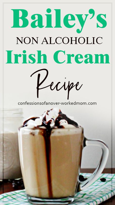 I have been craving Bailey’s Irish Cream Non-Alcoholic Irish Coffee Creamer for my coffee.I love flavored coffee creamers but I refuse to buy the ones at the store that are made with high fructose corn syrup. Bailey Coffee Creamer, Irish Creamer Recipe, Diy Irish Cream Coffee Creamer, Homemade Irish Cream Coffee Creamer, Irish Coffee Creamer Recipe, Non Alcoholic Irish Cream, Irish Cream Coffee Creamer, Homemade Creamer, Baileys Irish Cream Coffee