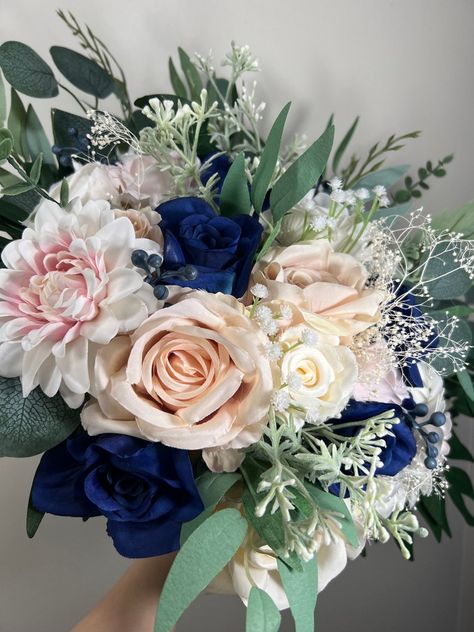 Prom Bouquet, Navy Blue Wedding, Blue Bridal, Navy Blue Dress, Wedding Bridal Bouquets, Bridal Bouquets, Blue Wedding, Ottawa, Wedding Bouquet