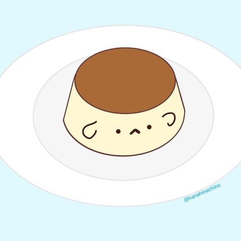 blue background pudding drawing Pudding Doodle, Pudding Drawing, Light Blue Background, Cute Doodle Art, Cute Easy Drawings, Simple Doodles, Cute Doodles, Doodle Art, Easy Drawings