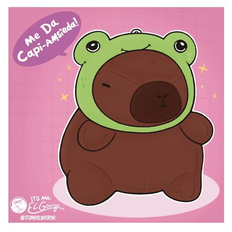 Eres un kawaiisador? ser un #kawaiisador significa convertir cualquier cosa en algo lindo y si ya es lindo hacerlo aún más...

Aquí un ejemplo con mi pequeño capi - peluche amsioso 😊✨

Te atreves a tomar el reto de #kawaiisar cualquier cosa que tengas a la mano? Crees que eres capaz de sacar el lado más #kawaiisioso de las cosas?

#itsmeelgeorge #kawaiisatumundo #yosoyunkawaiisioso #kawaii #kawaiicute #mystyle #characterdesign #capibara