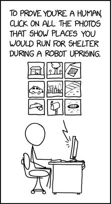 Machine Learning Captcha Tech Humor, Science Jokes, Work Humor, Funny Cartoon, Funny Cartoons, Computer Science, Comic Strip, Machine Learning, Make Me Smile