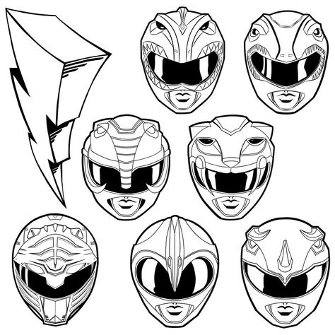 Mighty Morphin Power Rangers Power Rangers Tattoo, Power Rangers Coloring Pages, Green Power Ranger, Decal Ideas, Mighty Morphin Power Rangers, Cartoon Tattoos, Power Ranger, Embroidery Ideas, Flash Tattoo