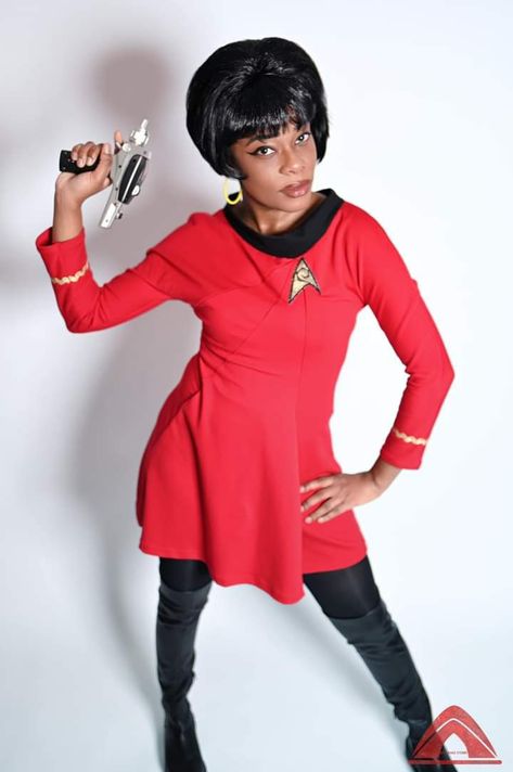 Uhura Cosplay, Star Trek, Stars, Pins