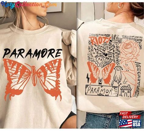 Paramore Merch, Paramore Shirt, Shirt Inspiration, Discover Your Style, Tshirt Business, Country Music Shirts, Spring Equinox, Concert Shirts, Fan Shirts