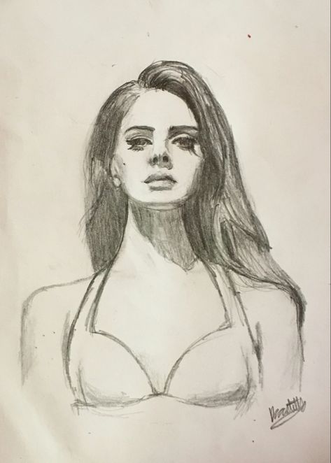 Lana Del Rey fan art sketch Famous People Sketches, Lana Sketch, Drawing Ideas Faces Sketches, Lana Del Rey Art Draw, Lana Del Rey Drawing Sketches, Face Sketch Ideas, Lana Drawing, Face Sketch Reference, Lana Del Rey Sketch