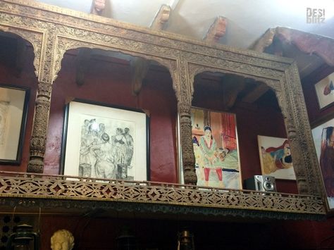 Cooco’s Den in Lahore’s old Heera Mandi Heera Mandi Lahore, Heera Mandi, Red Light District, Red Light, Light Red, Restaurant, Mirror, Frame, Red