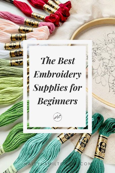 Learn To Hand Embroidery, Best Thread For Embroidery, Best Thread For Hand Embroidery, Hand Embroidery Tips And Tricks, Embroidery Kit For Beginners, Hand Embroidery Supplies, Embroidery Kits Beginner, Hand Embroidery Tools, Learning To Embroider Hand Embroidery