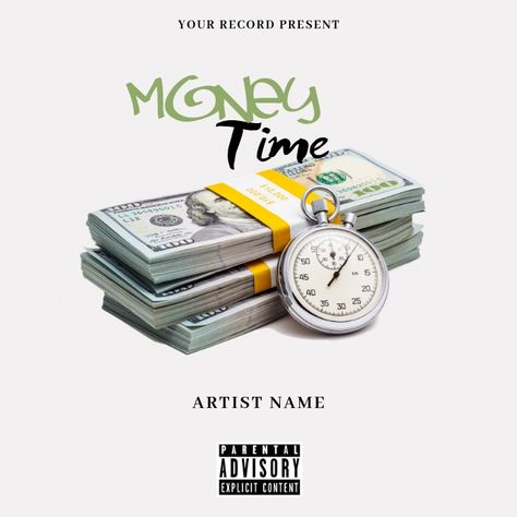 Money time Music Mixtape/Album Cover A Money Design Art, Virtual Credit Card, Money Poster, Bear Artwork, Pizza Art, Virtual Card, Perfect Money, Mixtape Cover, Money Design