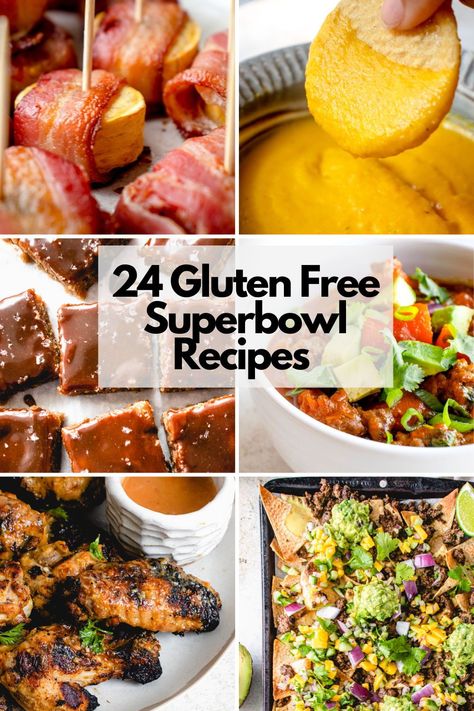 A collection of Dairy-Free + Gluten-Free Super Bowl Recipes for appetizers, mains, desserts and drinks! Get inspired by these easy Super Bowl Party food ideas!! #superbowlrecipes #superbowlsnacks #gamedaysnacks #footballfood #superbowlpartyfood #glutenfreedairyfreerecipes #glutenfreerecipes #dairyfreerecipes #footballsnacks #gamedayfood #footballappetizers #superbowlrecipes #footballpartyfood #superbowldesserts #glutenfreeappetizers #glutenfreedesserts #superbowlsunday Gluten Free Super Bowl Recipes, Gluten Free Super Bowl Snacks, Gluten Free Super Bowl Food, Gluten Free Super Bowl, Crock Pot Sandwiches, Creamy Dips, Food Flags, Cozy Food, Super Bowl Recipes