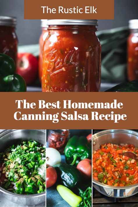 Canning Salsa From Frozen Tomatoes, Best Canning Salsa, Fire Roasted Salsa Canning Recipe, Recipe For Canning Salsa, Garden Salsa Recipe For Canning, Best Salsa Canning Recipe, Best Canned Salsa Recipe Ever, Best Salsa Recipe For Canning, Salsa Canning Recipes Chunky