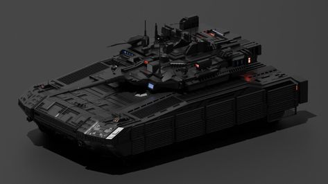 ArtStation - Futuristic Combat Vehicle (WIP) Futuristic Armored Car, Futuristic Tank, Tank Concept, Futuristic Armor, Lego Army, Tank Armor, Surface Modeling, Armoured Vehicles, Space Craft