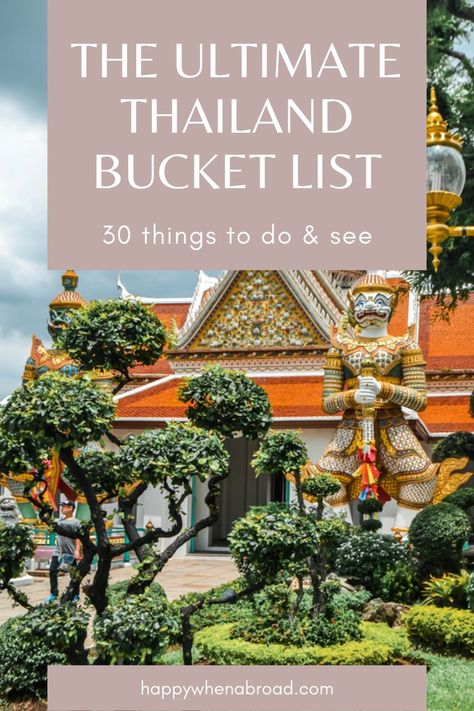 Thailand Bucket List, Things To Do In Thailand, Thailand Activities, Trip To Thailand, Thailand Travel Guide, Travel Thailand, Travel Recommendations, Asia Travel Guide, Southeast Asia Travel