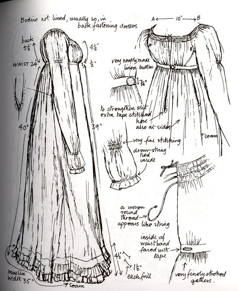 Well, now that I’ve decided to focus on the 15th century this year – what do I go and do but become completely obsessed with a regency dress. However, IF I am to go to the Jane Austen Festival in Bath this fall, I will need a regency evening gown. (I already have a day dress, you… Regency Era Day Dress, Regency Dressing Gown, Regency Evening Gown, Regency Petticoat Pattern, 1810s Dress Regency Gown, Jane Austen Fashion, Regency Day Dress, Regency Dress Pattern, Jane Austen Dress