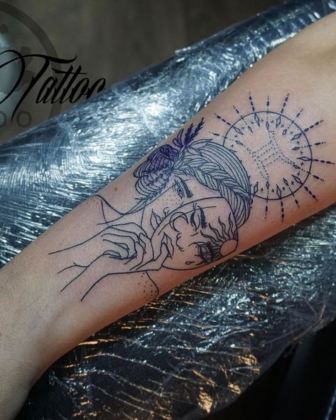 Gemini Warrior Tattoo, Gemini Shoulder Tattoos For Women, Arm Tattoos For Women Gemini, Gemini Card Tattoo, Simple Gemini Tattoo Ideas, Gemini Tattoo Thigh, Gemini Women Tattoo, Gemini Inspired Tattoos For Women, Feminine Gemini Tattoo