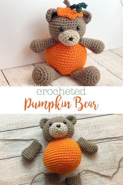 Yarnspirations Patterns Free Crochet, Fall Toys, Crochet Patterns Quick, Crochet Stuffy, Knitted Halloween, Random Diys, Crocheting Amigurumi, Crochet Critters, Valentine Bear