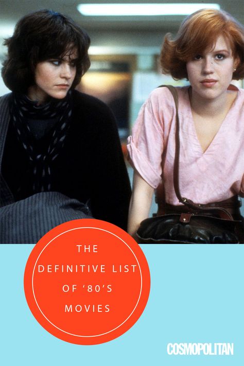 Ready for a throwback movie night? Grab your makeshift shoulder pads, tease your hair up as high as you can, and settle in for the best of the '80s. Everything 80s, Top 80s Movies, Popular 80s Things, 80s And 90s Movies List, 80s Romcom Movies, The Party 1980 Movie, Throwback Movies, Iconic 80s Movies, 80s Films