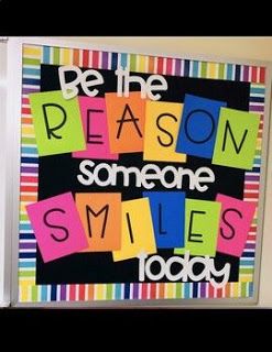 Be the Reason Someone Smiles Today Bulletin Board Quote Bulletin Board, Smiles Quote, Motivational Bulletin Boards, October Bulletin Boards, Kindness Bulletin Board, November Bulletin Boards, College Bulletin Boards, Christmas Bulletin Boards, Thanksgiving Bulletin Boards